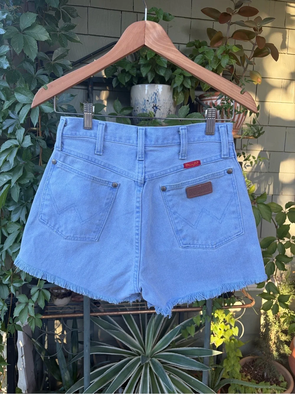 Vintage Light Blue Wrangler Denim Shorts